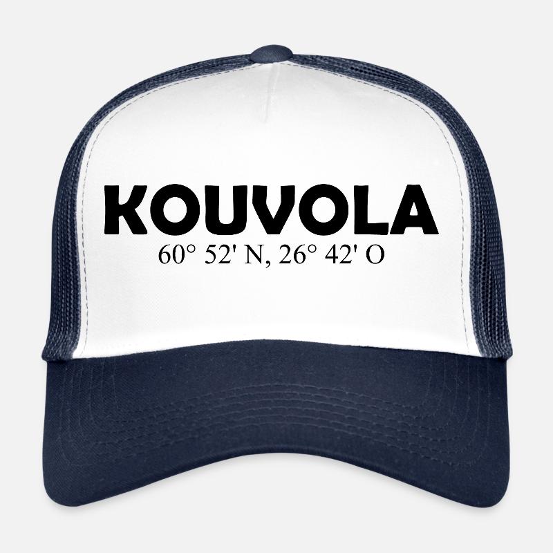 Kouvola - Finland - Coordinates Longitude Latitude Trucker Cap