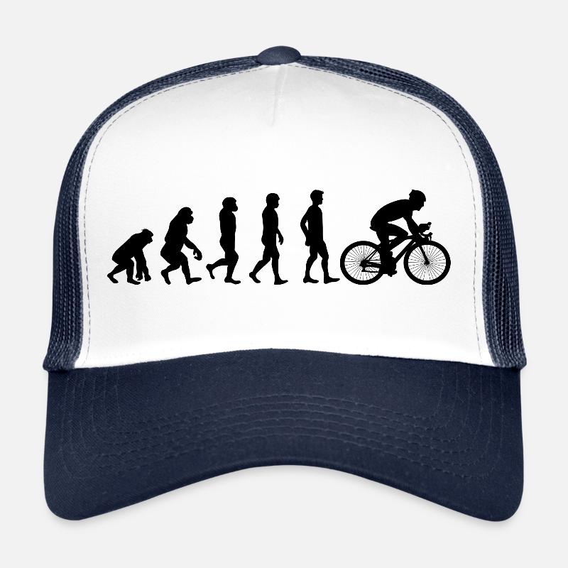 Bike Evolution black - Trucker Cap - white/navy