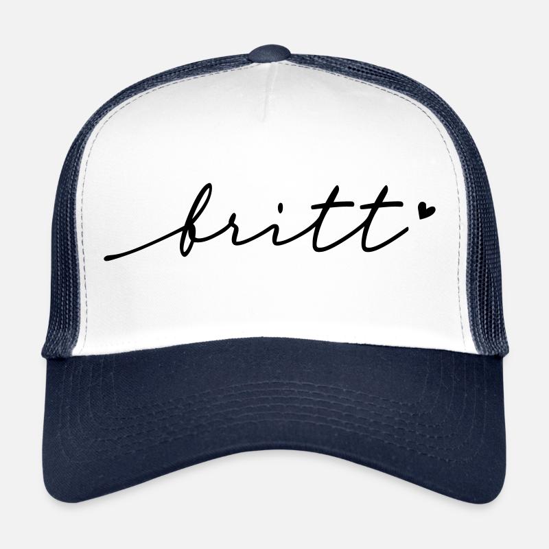 Nom cursif Britt Casquette trucker 