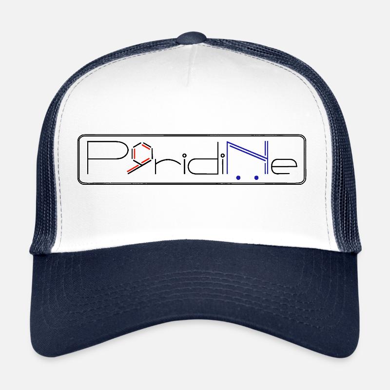 Pyridin - Trucker Cap - Weiß/Navy