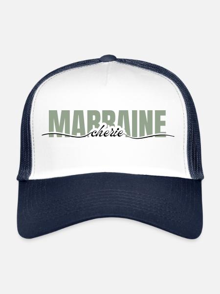 Dear Godmother - Godmother Gift - Trucker Cap - white/navy - Front
