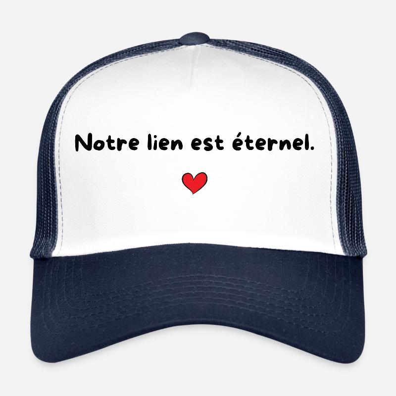 Our bond is eternal - gift idea for couples Trucker Cap