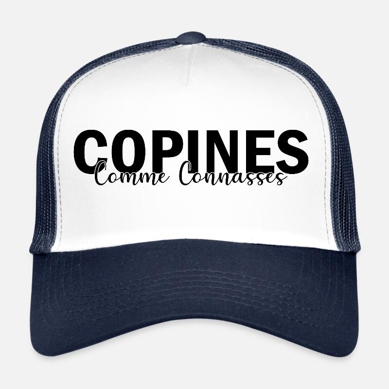 Freundinnen als - Trucker Cap - Weiß/Navy
