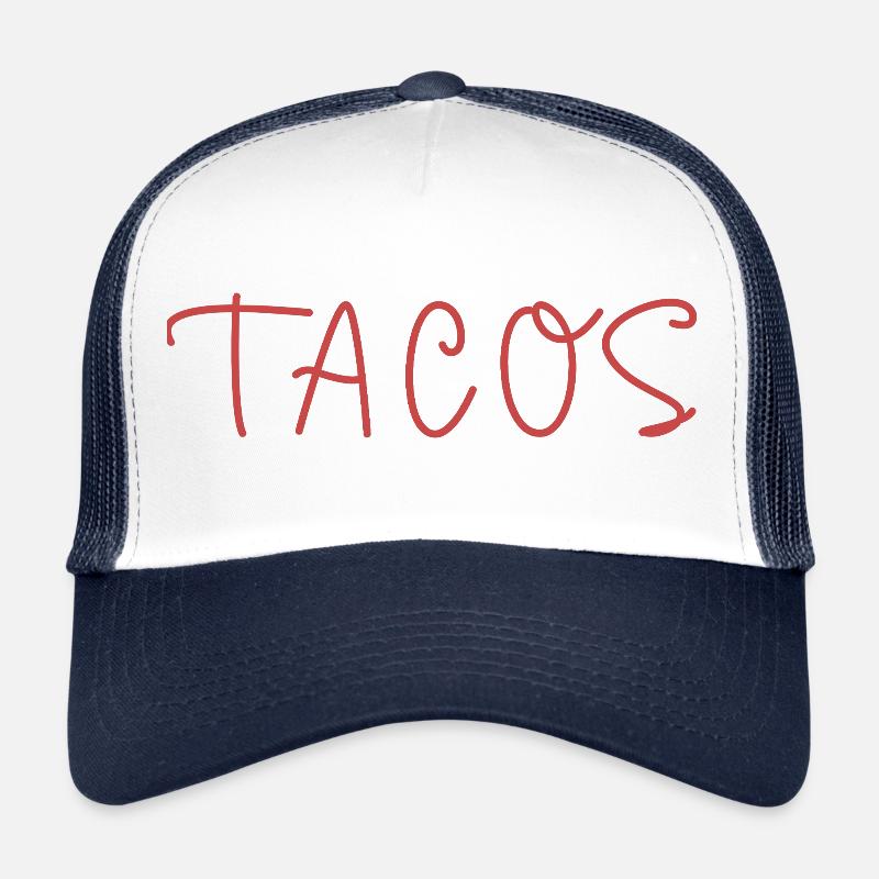 Tacos Text Trucker Cap