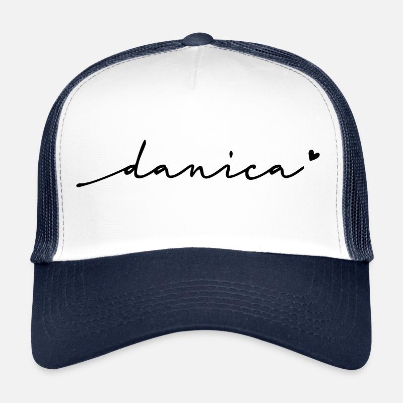 Danica Cursive Name Trucker Cap