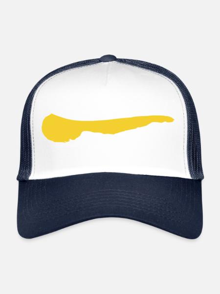Ameland Island - Trucker Cap - white/navy