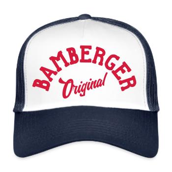 Bamberger Original - Trucker Cap - Weiß/Navy - Vorne