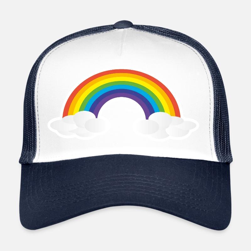 rainbow - Trucker Cap - white/navy