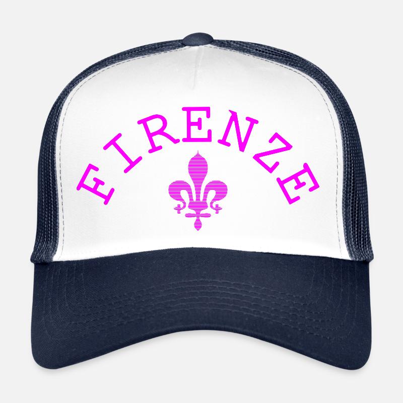 Florence, written design and lily, gift idea Trucker Cap