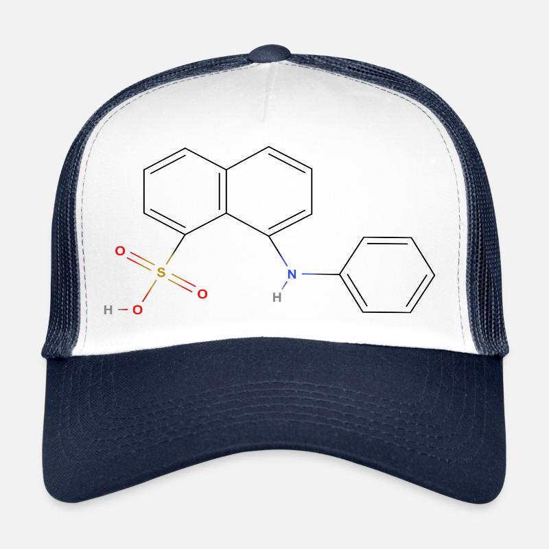 Lipase Molekül - Farbige Strukturformel Trucker Cap