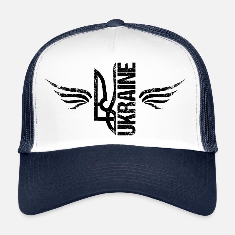 Ukraine Glory and Honor - Trucker Cap - white/navy