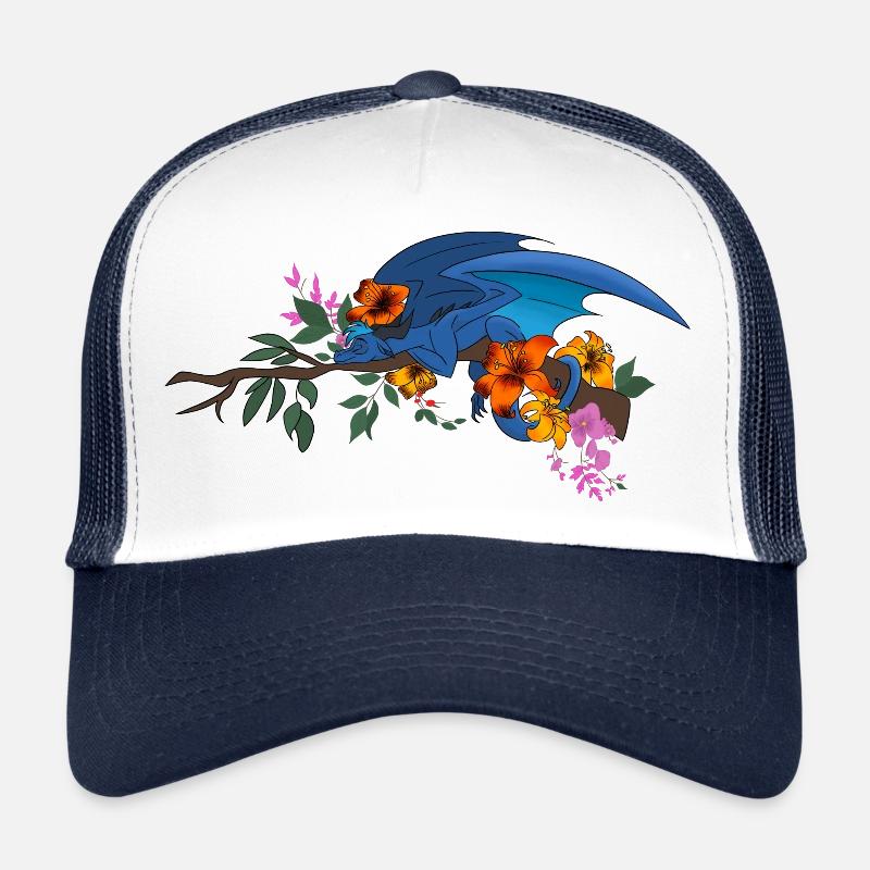 Dragon et Lys Casquette trucker 