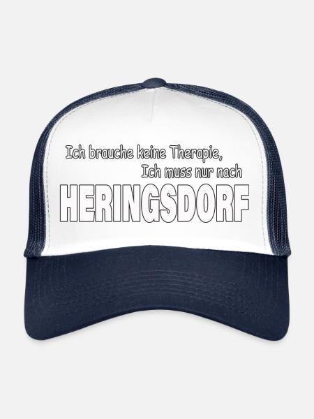 Therapy HERINGSDORF - Trucker Cap - white/navy - Front