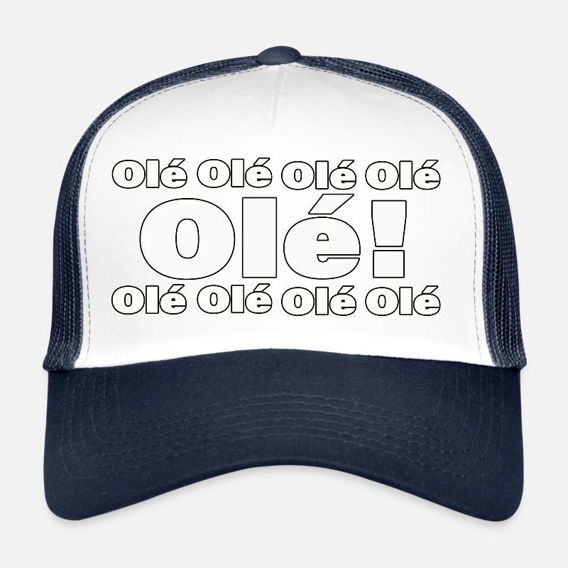 Olé - Trucker Cap - Weiß/Navy