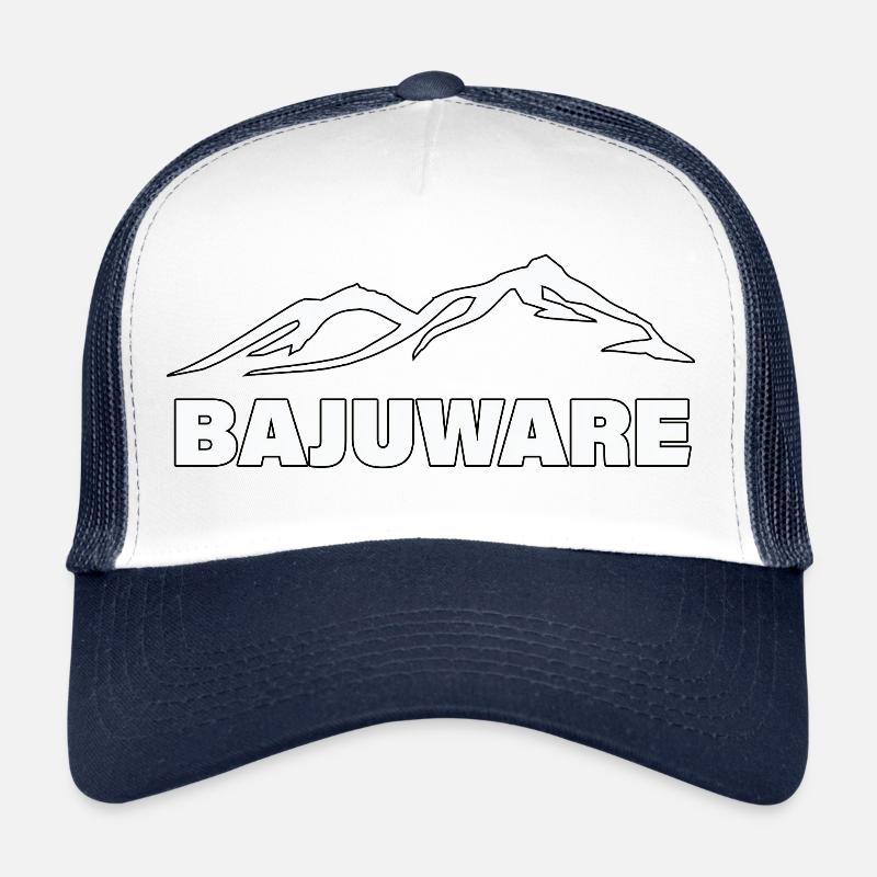 BAJUWARE - Trucker Cap - Weiß/Navy