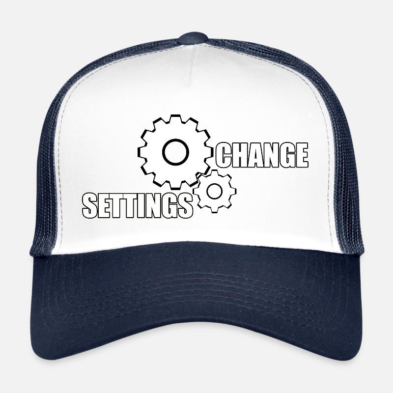 MODIFIER LES PARAMÈTRES Casquette trucker 