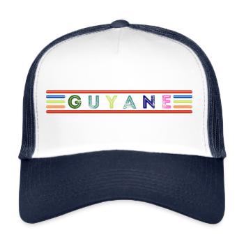 Guyana - Trucker Cap - white/navy - Front