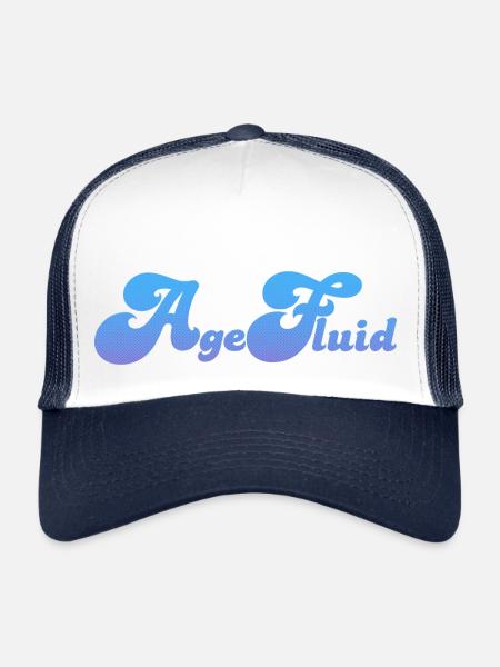 Agefluid - Trucker Cap - white/navy - Front