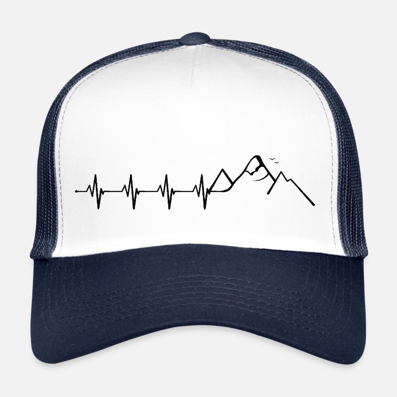 Berge Heartbeat EKG Trucker Cap