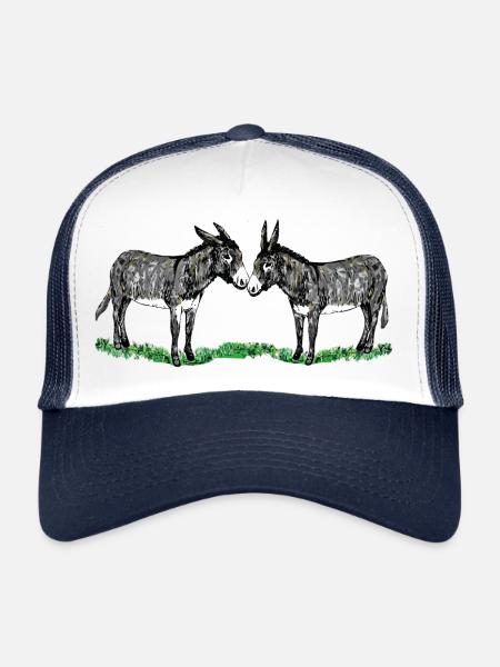 2esis - Trucker Cap - white/navy - Front