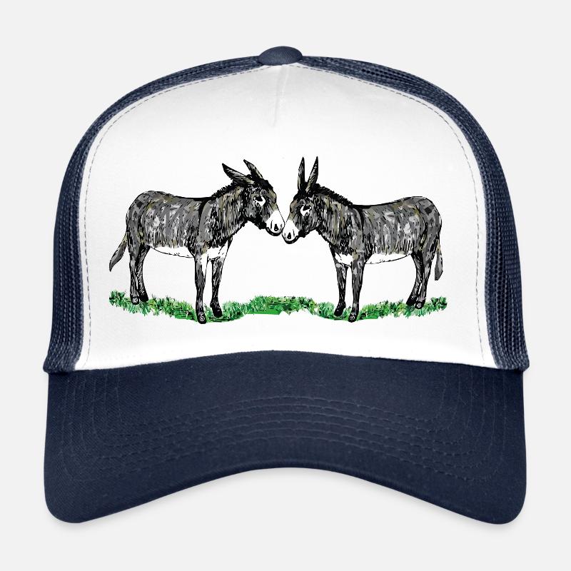 2esis - Trucker Cap - Weiß/Navy