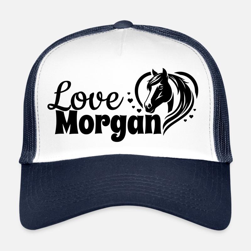 Morgan Love Herz Pferdekopf Trucker Cap