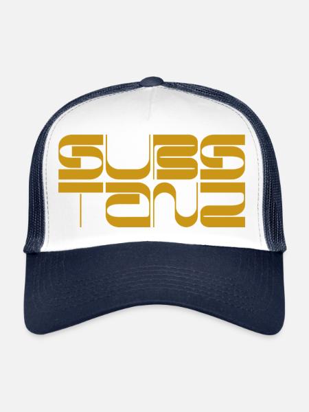 SubS Tanz Gold - Trucker Cap - Weiß/Navy - Vorne