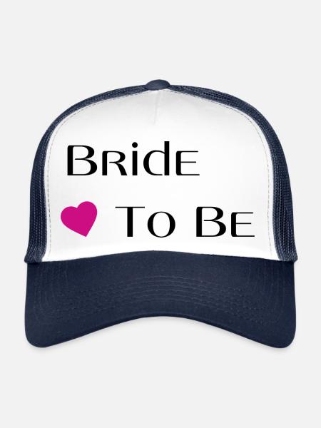 Bride to be - Casquette trucker  - blanc/marine - Devant
