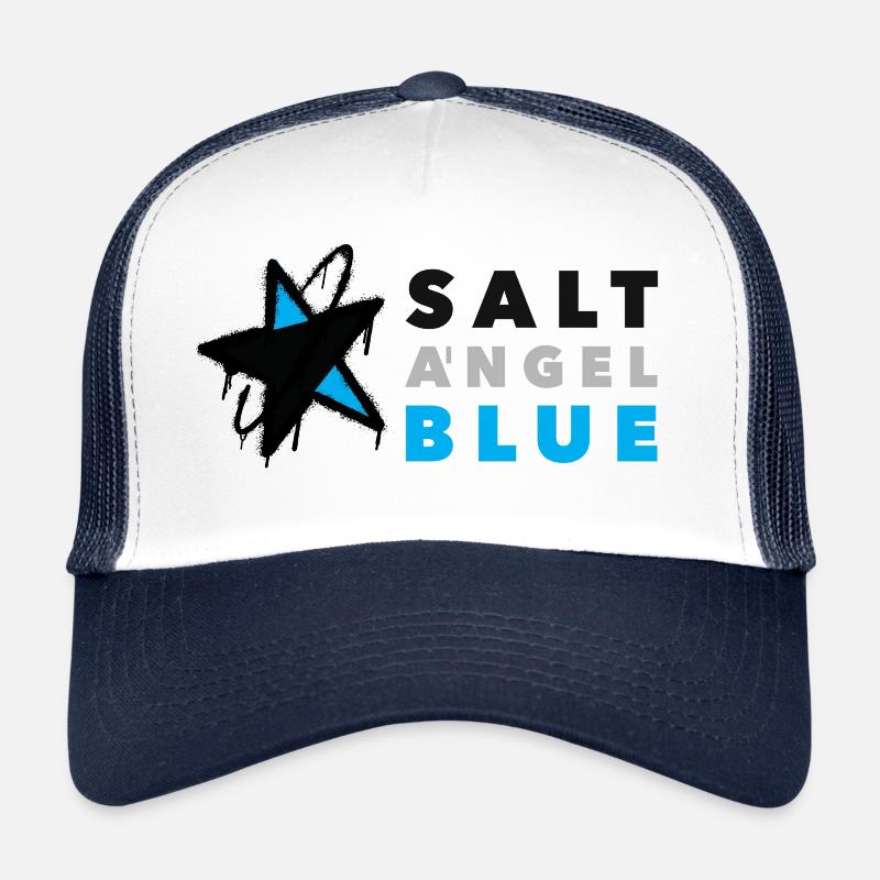Salt Angel Blue Logo - Trucker Cap - white/navy