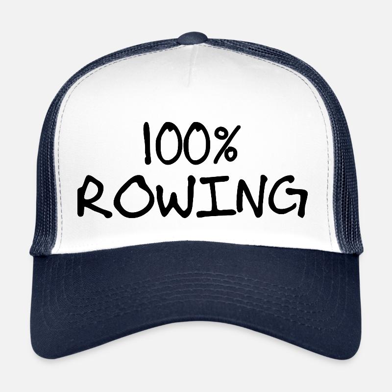 100% Rowing - Rowing - Row - Rowing - Sport Trucker Cap
