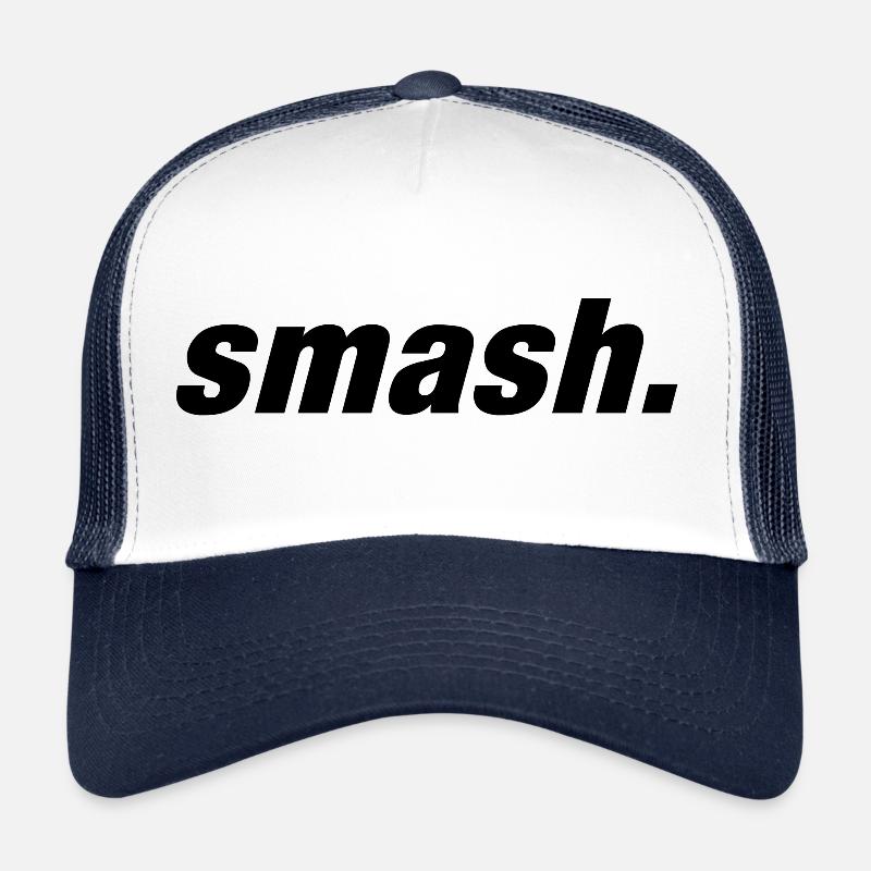 smash. - Trucker Cap - Weiß/Navy