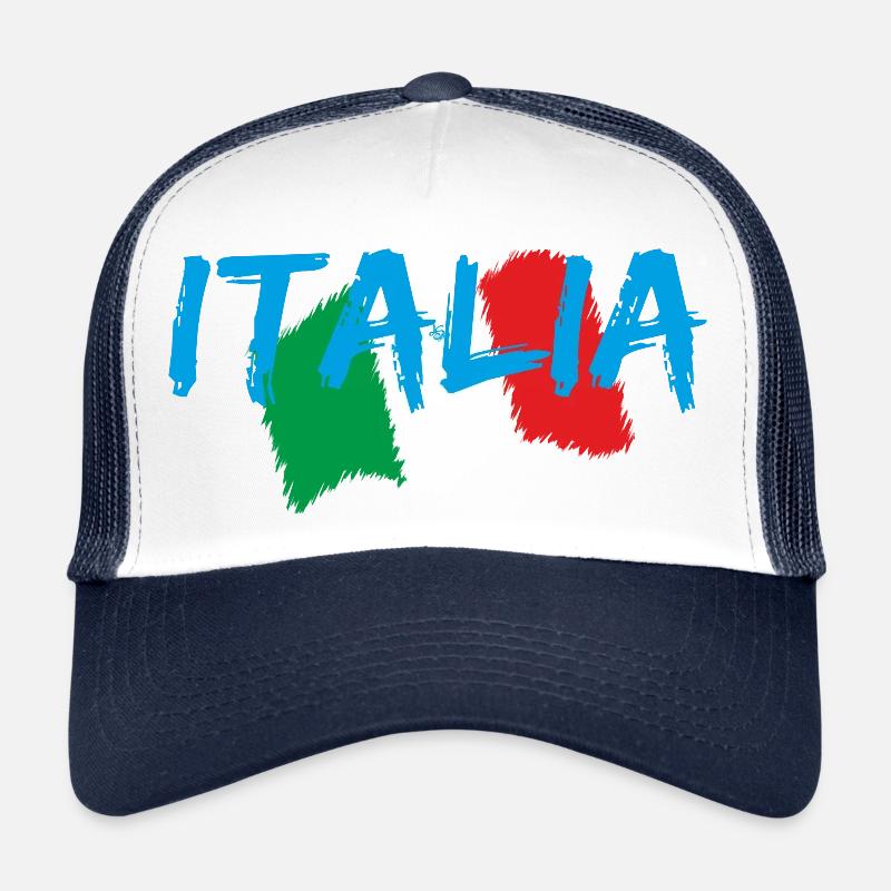 Italien Edo blau Trucker Cap
