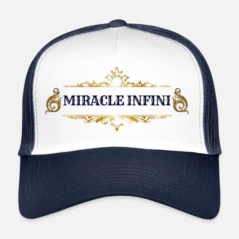 INFINITE MIRACLE - Trucker Cap - white/navy