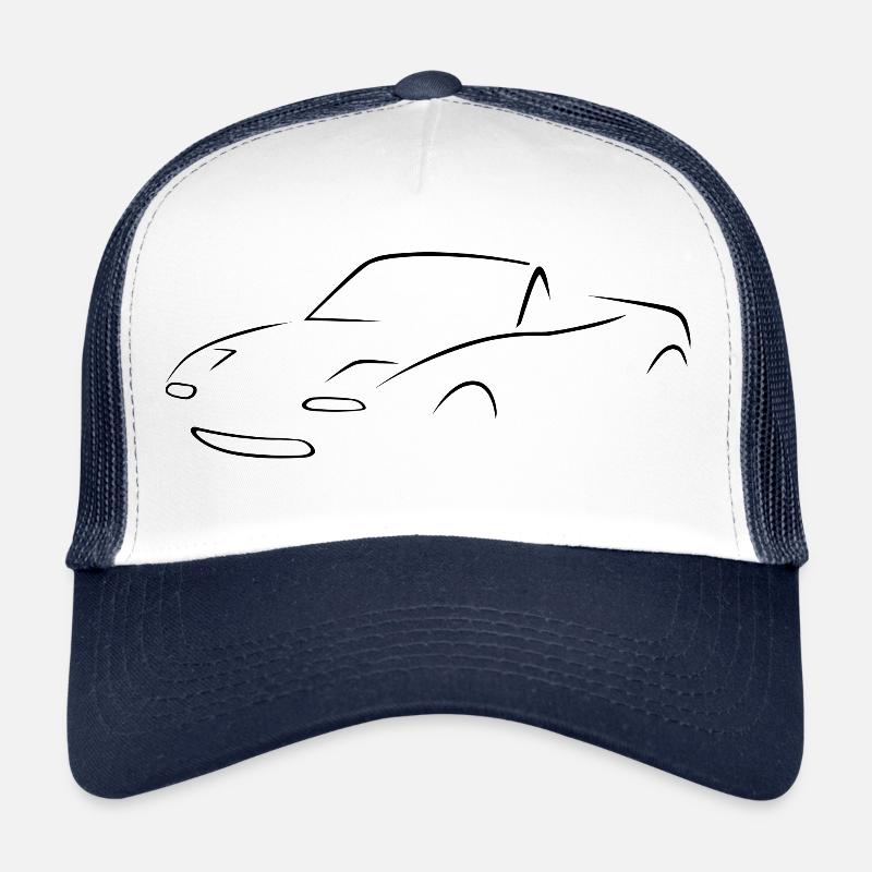 Miata NA black Trucker Cap