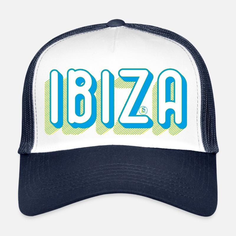 Ibiza - Casquette trucker  - blanc/marine