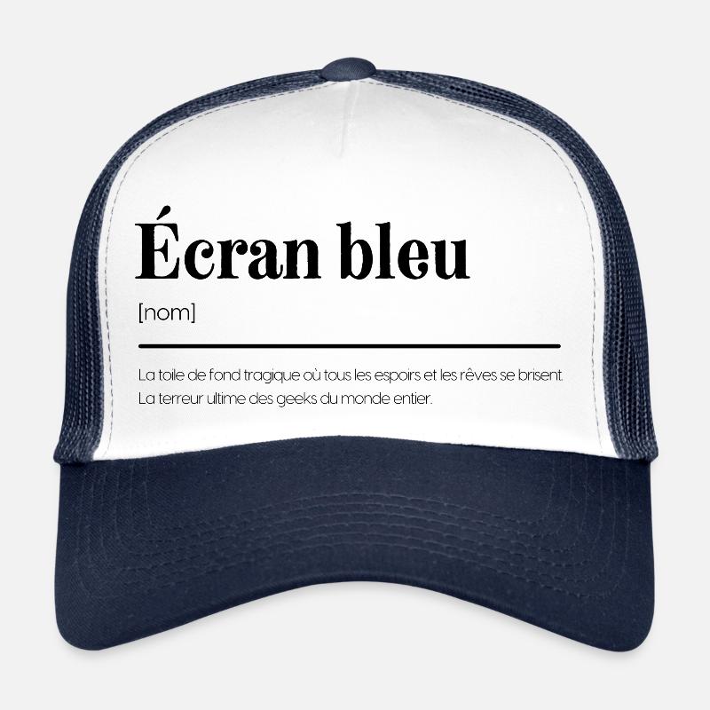 Définition de l'Écran Bleu' Gamer Casquette trucker 