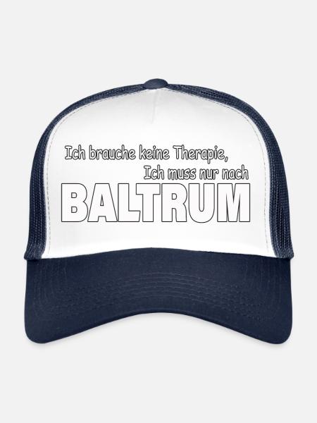 Therapy BALTRUM - Trucker Cap - white/navy - Front