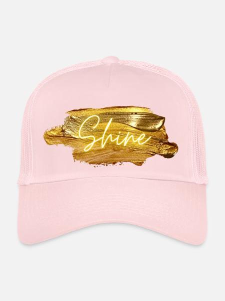 Golden Shine - Trucker Cap - Hellrosa - Vorne