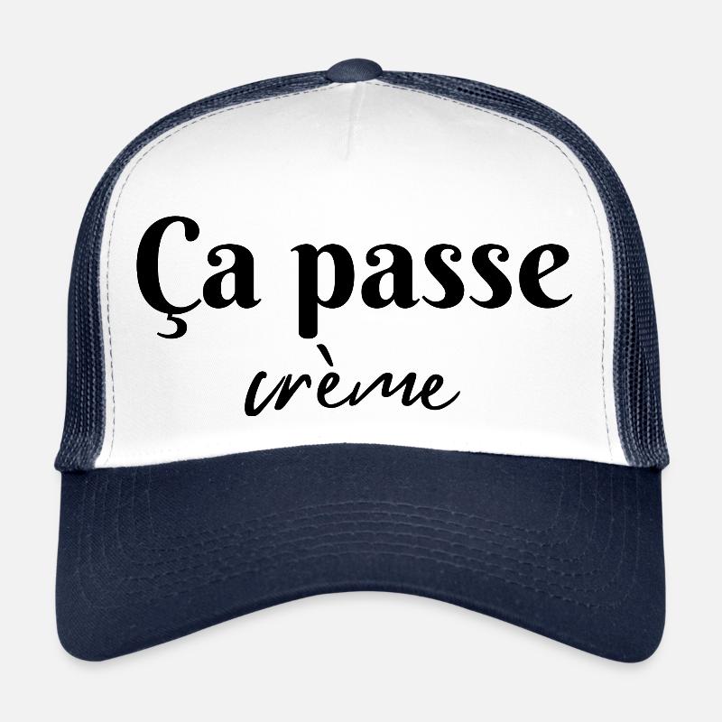 Ça passe crème Casquette trucker 