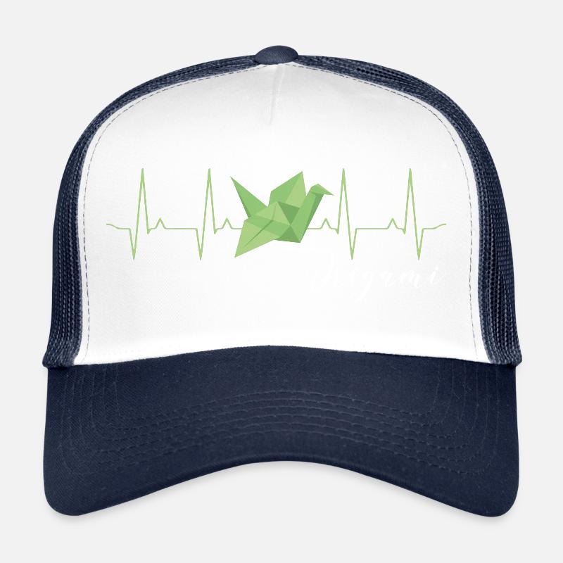 Origami Heartbeat Trucker Cap
