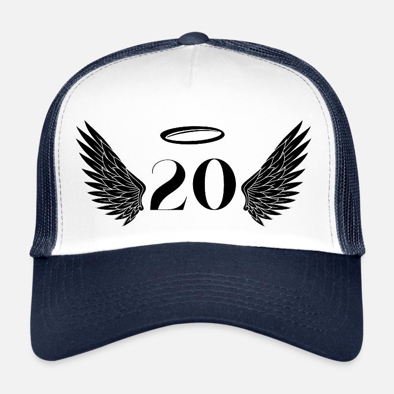 Nummer 20 Engel - Flügel zum 20. Geburtstag Trucker Cap