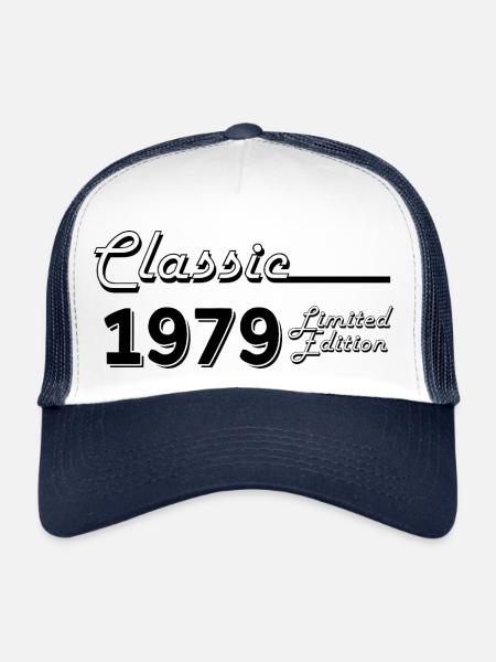 Classic 1979 édition limitée - Casquette trucker  - blanc/marine - Devant