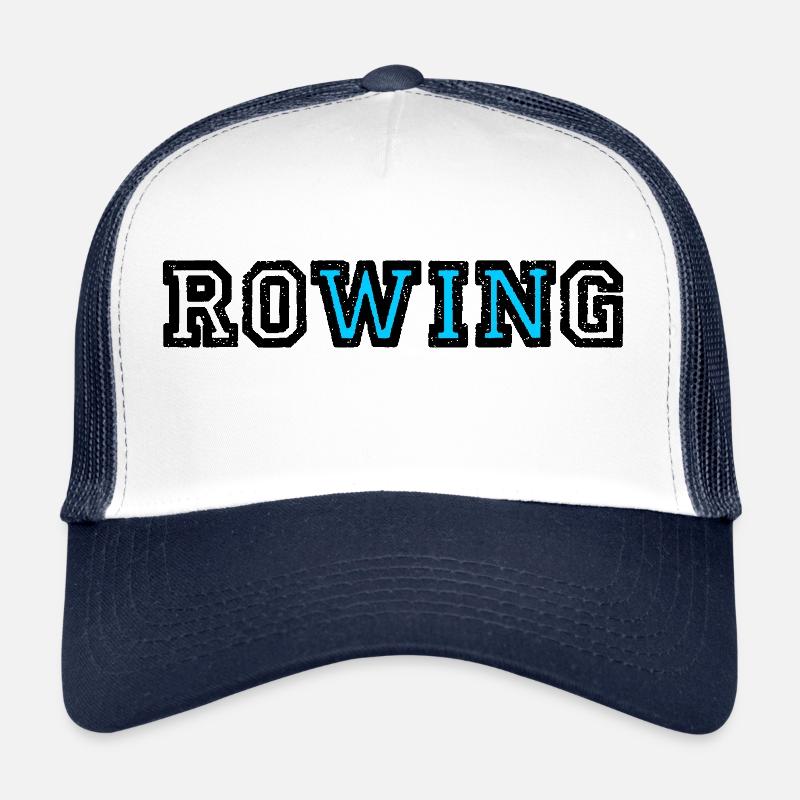 Rangée d'aviron ramant sport de gouvernail Aviron Win Casquette trucker 