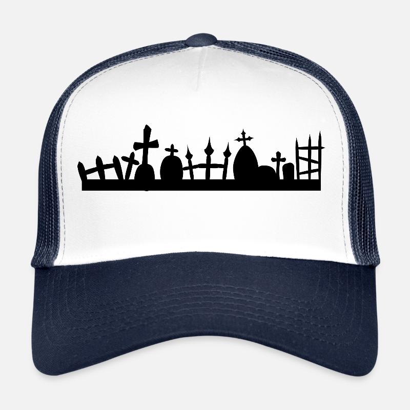 Halloween Friedhof Trucker Cap
