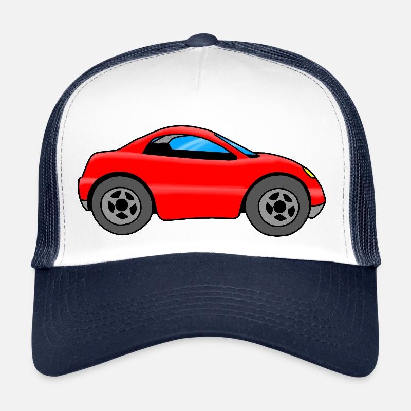 Auto Kinder, rotes Auto Trucker Cap