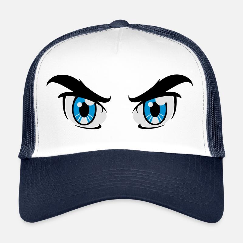 augen trickfilm comic Trucker Cap