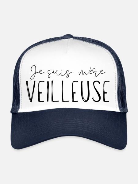 Mother Nightlight - Trucker Cap - white/navy - Front