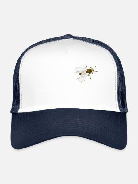 The Fly - the fly - Trucker Cap - white/navy - Front