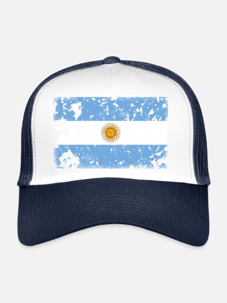 Argentine - Casquette trucker  - blanc/marine - Devant