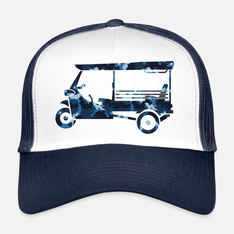 Camo Tuk-Tuk Navy Trucker Cap
